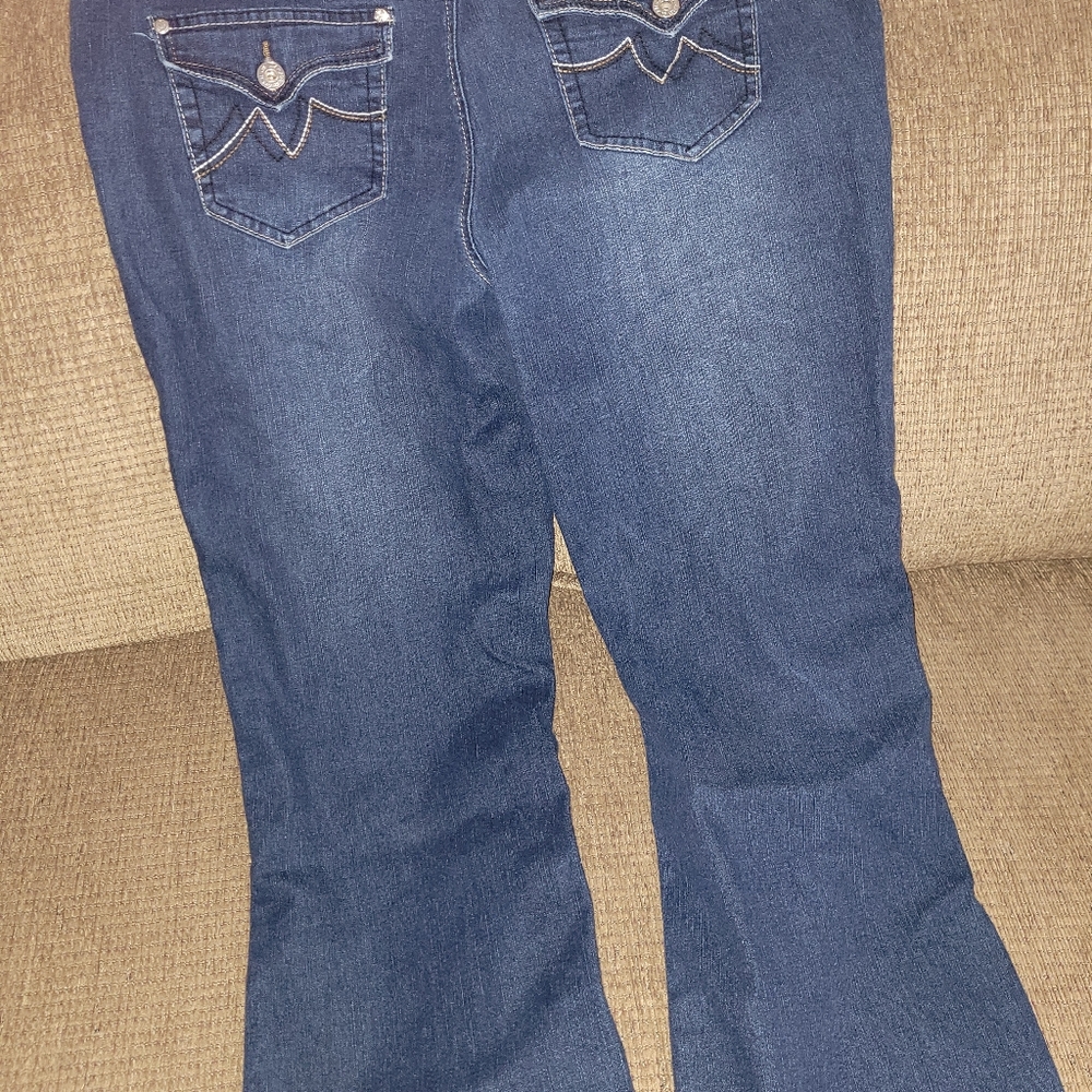 Angels Jeans Women's Boot Cut in Dark Blue